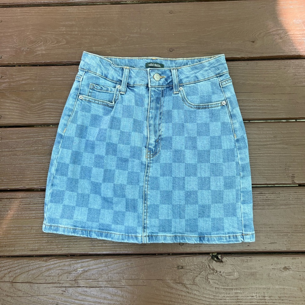 Wild fable denim mini skirt size 4